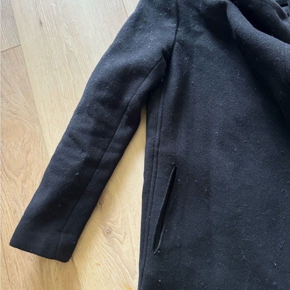 Black Babaton Wool Coat - Picture 3 of 7